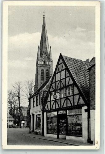 Elmshorn Marktstraße mit Nicolai Kirche