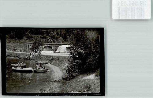 Waldfischbach-Burgalben Foto Original aus Archiv eines Ansichtskartenverlags Schwimmbad Clausesee