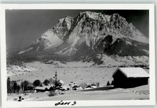 Lermoos Ort handschriftlich Winter