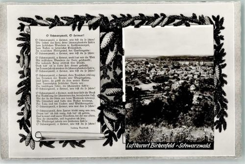 Birkenfeld mit Schwarzwald-Gedicht