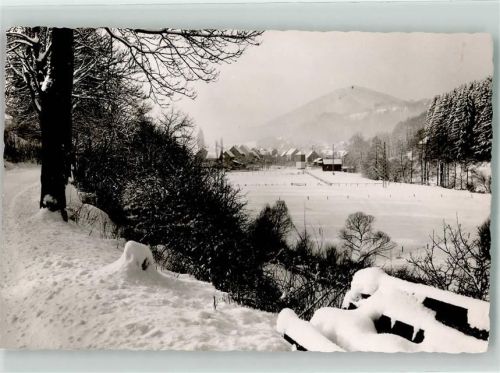 Siedlinghausen Winter Schnee Ort handschriftlich