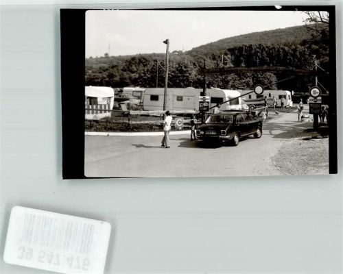 Binau Ort handschriftlich Campingplatz Auto