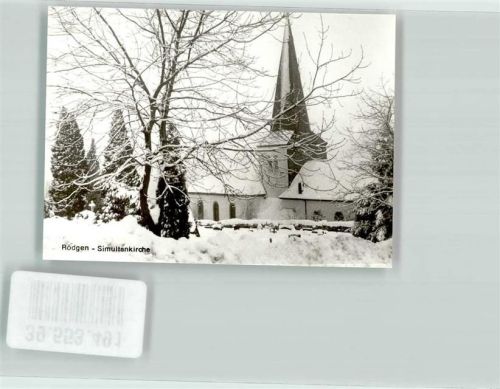 Rödgen Simultankirche Winter Schnee