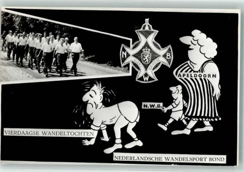 Zeist Orden Wandersport Karikatur