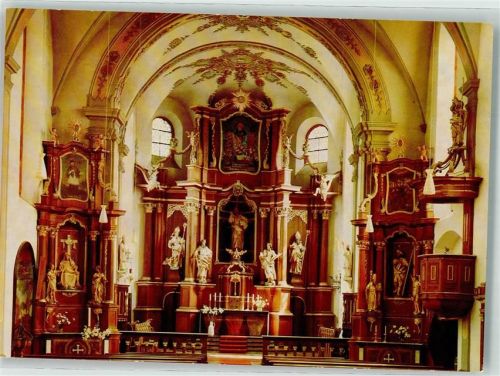 Villmar Katholische Pfarrkirche erbaut 1746 Altäre 1764 Kirche Inneres