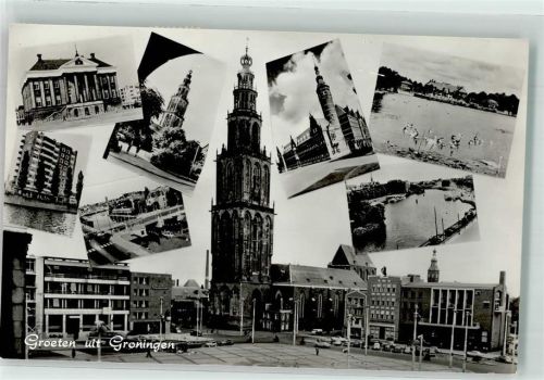 Groningen 1959 Kirche Schwimmbad