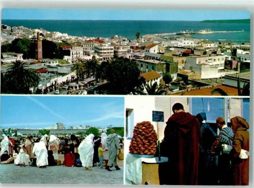 Tanger 1987 Marktszene Tracht