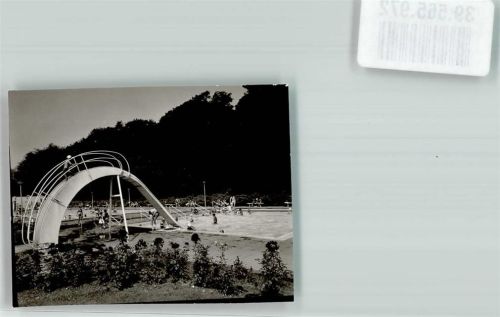 Oberkirchen Schwimmbad Rutsche Bademode Ort handschriftlich Foto Original aus Archiv eines Ansichtskartenverlags
