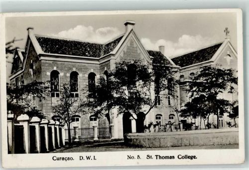Willemstad St. Thomas College Foto AK Curacao
