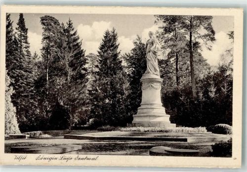 Tilsit Sowetsk Foto AK Denkmal Königin Luise