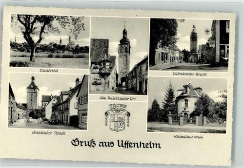 Uffenheim Würzburger Tor Würzburger Straße Heimatmuseum Ansbacher Straße