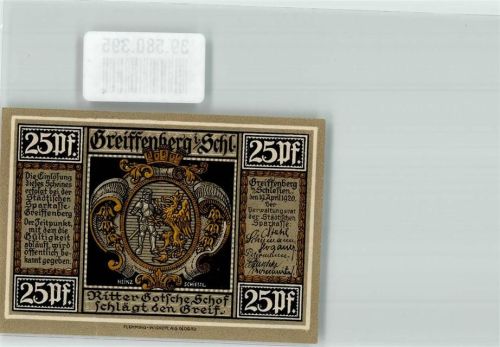 Greiffenberg 25 Pfennig