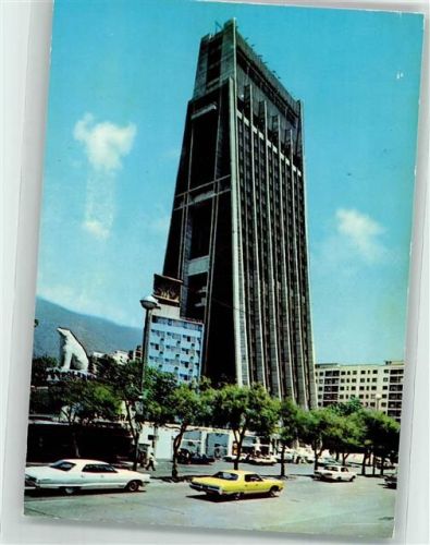 Caracas Calle Real de Sabana Previsora Building Auto Oldtimer