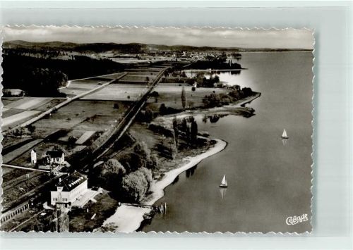 Markelfingen Fliegeraufnahme Naturfreundehaus mit Strandbad