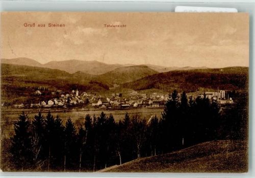 Steinen 1912 Vogelschau