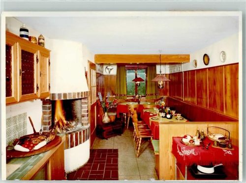 Rieneck Hotel Gut Dürrnhof Ort handschriftlich Foto Original aus Archiv eines Ansichtskartenverlags