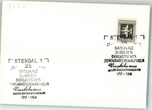 Stendal Sondertempel Nationale Jubiläen der DDR Johann Joachim Winckelmann