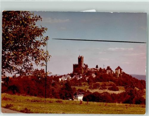 Greifenstein Burg Ort handschriftlich Foto Original aus Archiv eines Ansichtskartenverlags