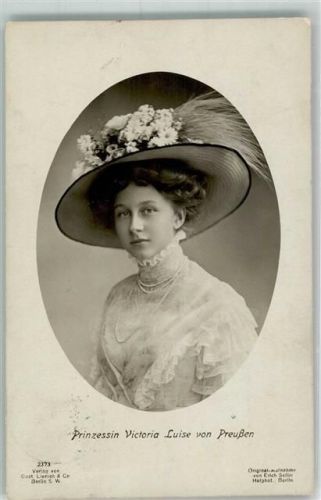 1910 Von Preußen Hutmode Passeparout Foto Erich Sellin