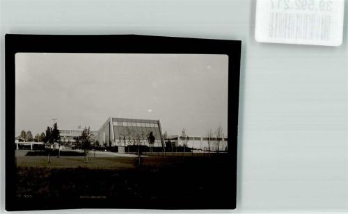 86807 W8938 Buchloe FOTO KEINE AK Foto Original aus Archiv eines Ansichtskartenverlags Schwimmhalle Ort handschriftlich