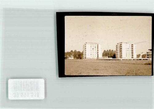 86807 W8938 Buchloe FOTO KEINE AK Hochhäuser Ort handschriftlich Foto Orginal aus Archiv eines Ansichtskartenverlags
