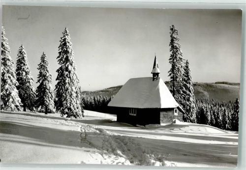 Marzell Ort handschriftlich Kirche Winter Foto Original aus Archiv eines Ansichtskartenverlags