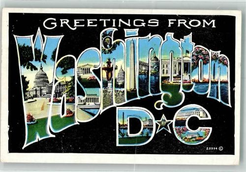 Washington D.C. 1936 Grüße aus