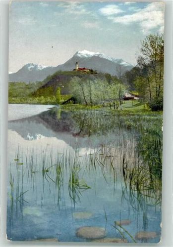 Seregno Kirche Lac di Muzzano Ort handschriftlich Photochromie