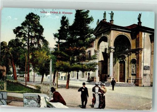 Luino 1910 Kirche S.Giuseppe