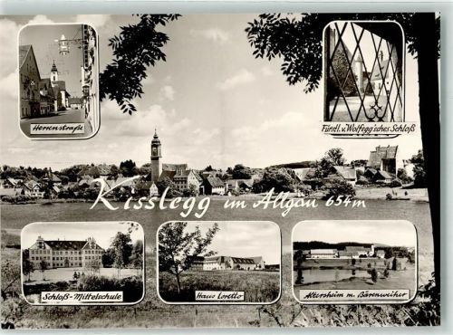 Kißlegg Herrenstrasse Schloss Mittelschule Fürstl. v.Eolfegg´sches Schloss