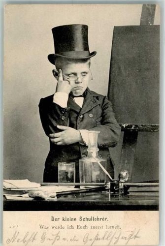 1903 Der kleine Schullehrer Feder