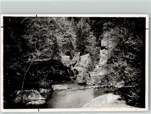 Riedholz Brücke Ort handschriftlich Foto Original aus Archiv eines Ansichtskartenverlags