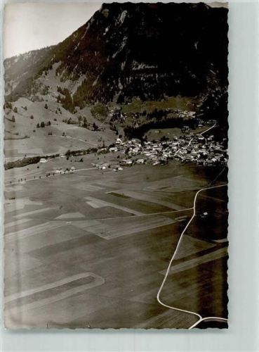 Rettenberg Fliegeraufnahme Ort handschriftlich Foto Original aus Archiv eines Ansichtkartenverlags