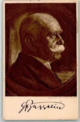 1917 sign. Bauer Karl Faksimile