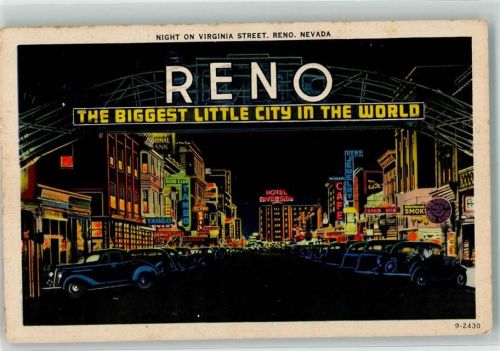 Los Angeles 1945 Virginia Street Reno Nevada Nacht