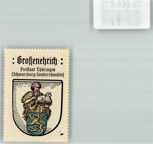 Großenehrich Freistaat Thüringen Schwarzburg-Sondershausen