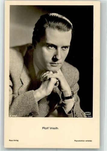 Weih, Rolf Ross-Verlag A 3322/1 Foto Bimz Schauspieler
