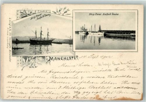 Manchester 1902 Hafen