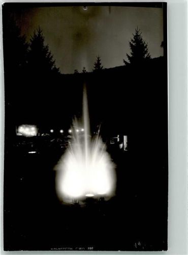 Berlebeck Nacht Ort handschriftlich Foto Original aus Archiv eines Ansichtkartenverlags