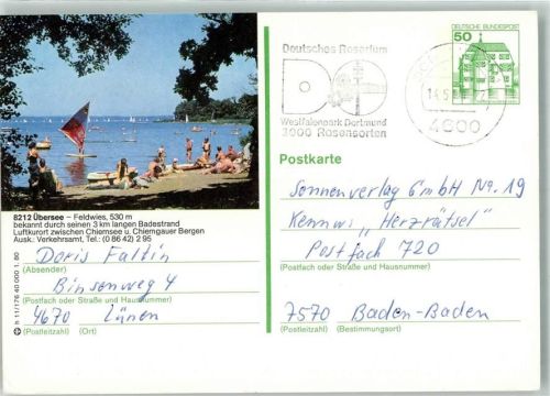 Übersee 1980 Feldwies Schwimmbad