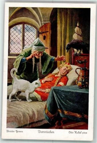 sign. Kubel Otto Katze Uvachrom Serie 140 Nr.3802