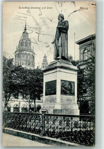 Mainz 1910 Denkmal