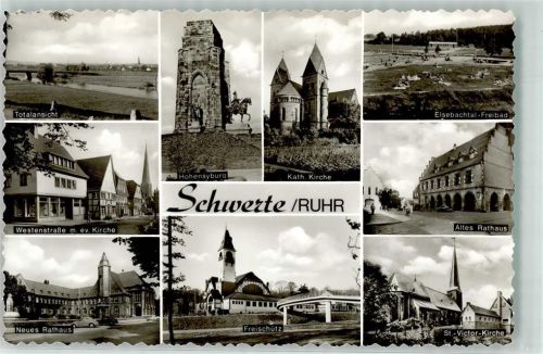 Schwerte Hohensyburg Kath. Kirche Altes Rathaus Elsebachtal Freibad