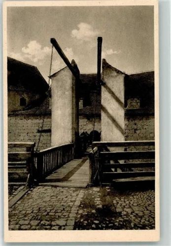 Leibertingen Burg Wildenstein Zugbrücke u. Burgeingang Nr. 1472 Oberes Donautal