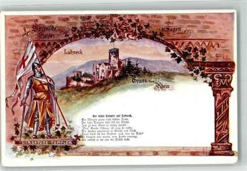 Lahneck sign. Werweka Burg Der letzte Templer
