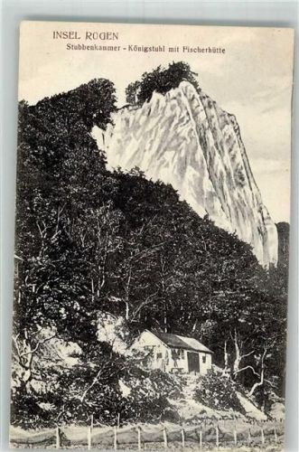 Stubbenkammer 1911 Königstuhl und Fischerhütte auf der Insel Rügen Verlag Hans Kruse