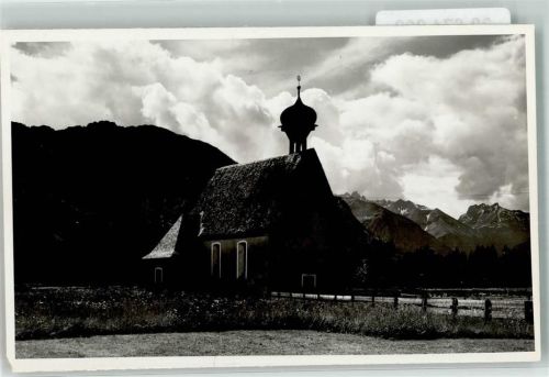 Langenwang Kirche Ort handschriftlich Foto Original aus Archiv eines Ansichtskartenverlags