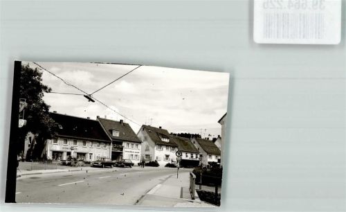 Immendingen Schwarzwaldstraße mit Brunnen und Kaufhaus Hienerwadel Foto Original aus Archiv eines Ansichtskartenverlags Ort handschriftlich