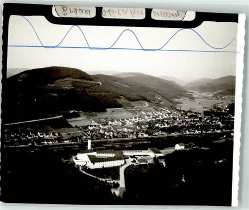 Altenhundem Foto Original aus Archiv eines Ansichtskartenverlags Vogelschau Missionshaus Ort handschriftlich