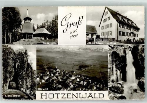 Görwihl Gurgelturm Albert Schweizer Haus Albtalstraße Höllbachfall